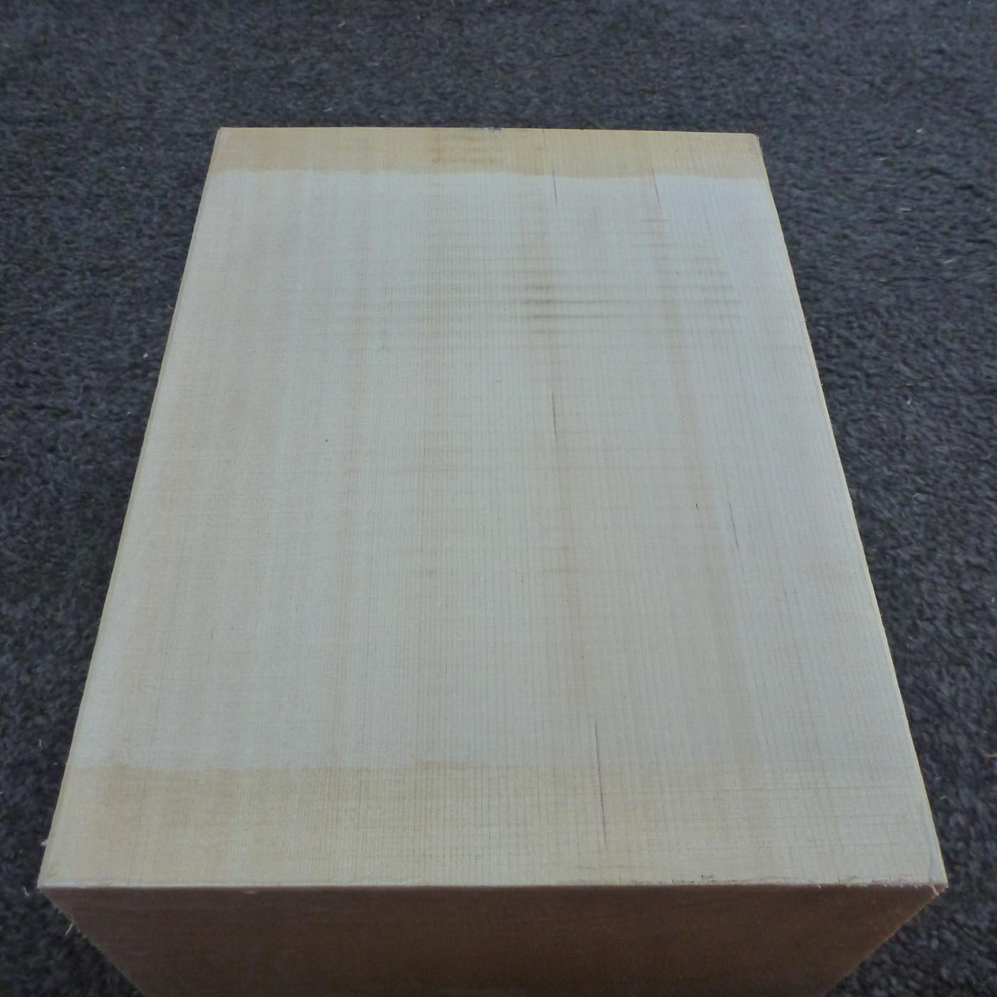 彫刻材 天然木曽檜 柾目盤 ラフ材 L230×T128×W183mm 230128183 Bグレード
