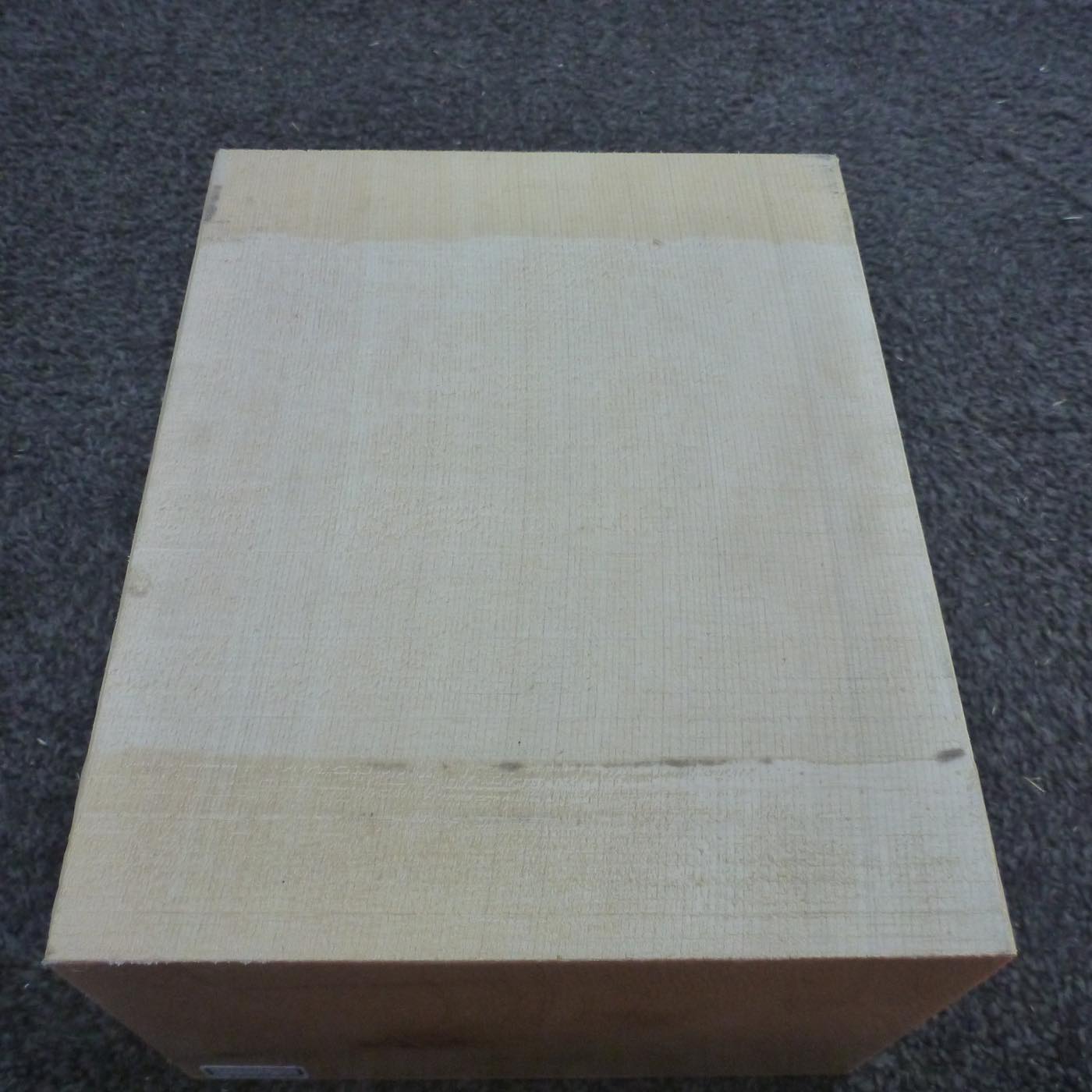 彫刻材 天然木曽檜 柾目盤 ラフ材 L200×T127×W179mm 200127179 Aグレード