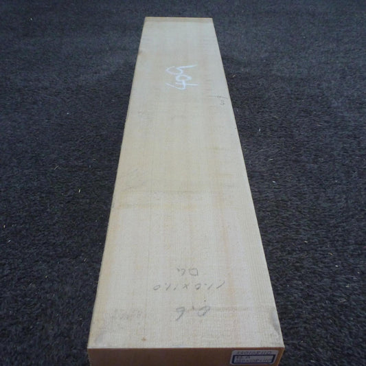 彫刻材 天然木曽檜 柾目盤 ラフ材 L550×T108×W110mm 550108110 Aグレード