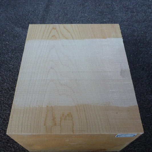 彫刻材 天然木曽檜 板目盤 ラフ材 L190×T145×W184mm 190145184 Aグレード