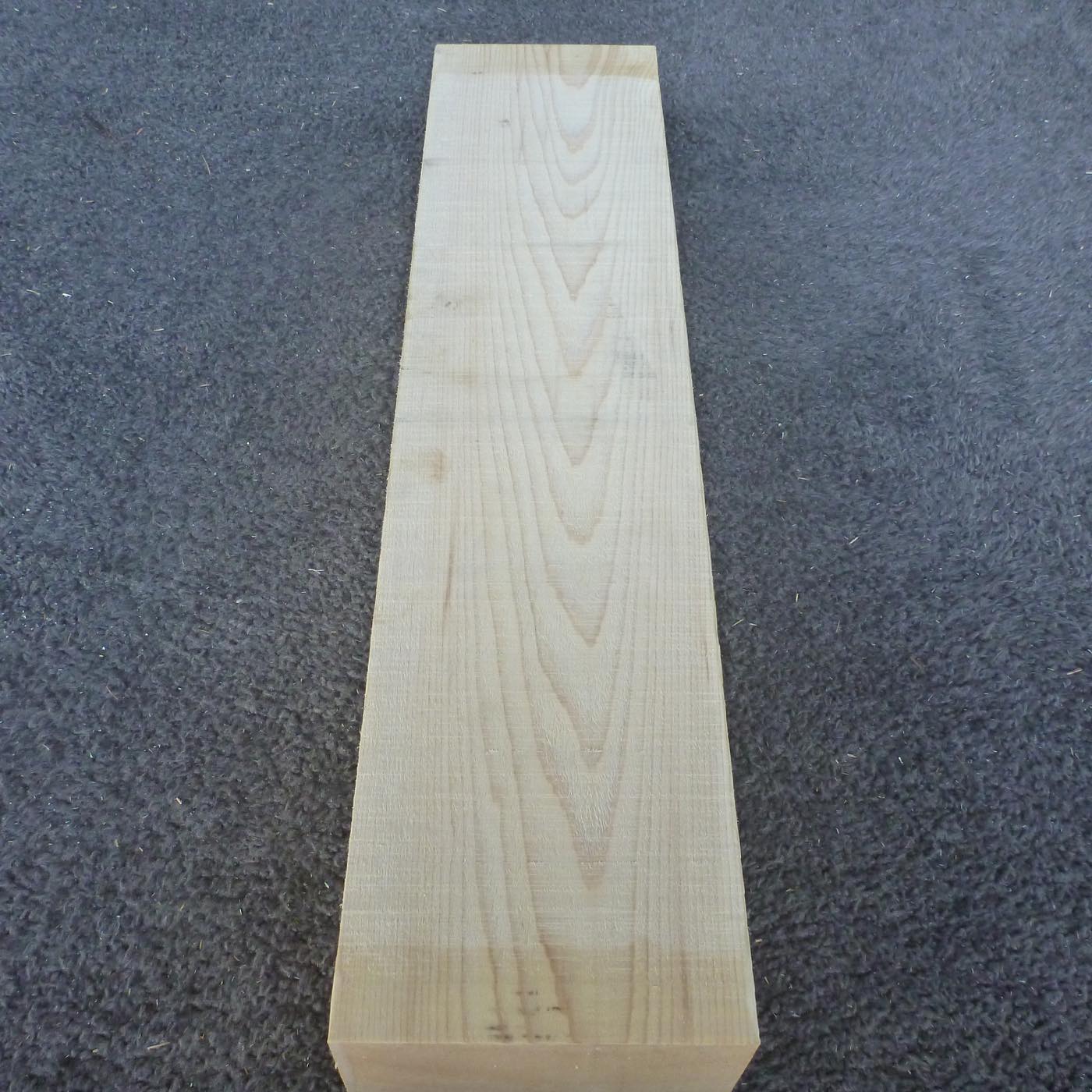 彫刻材 天然木曽檜 板目盤 ラフ材 L500×T85×W120mm 500085120 Aグレード