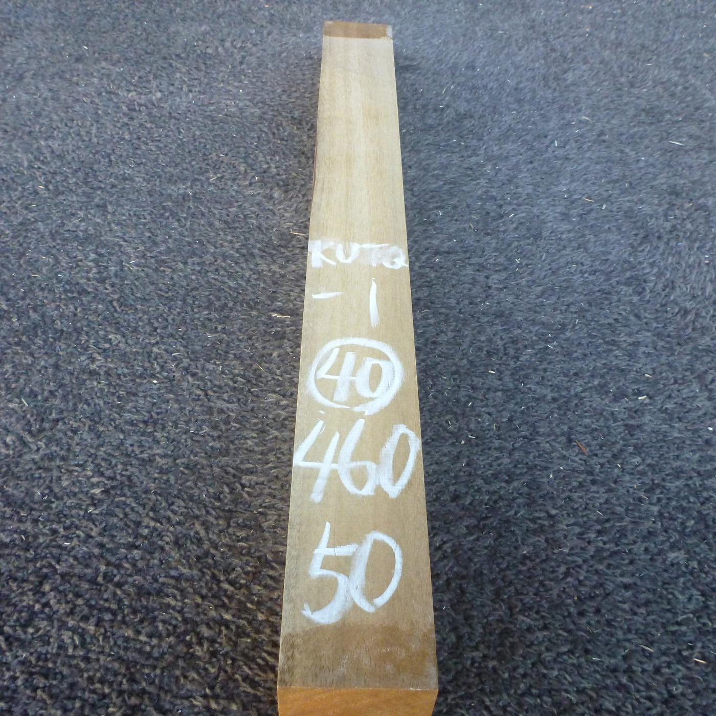 彫刻材 楠 柾目盤 ラフ材 L460×T40×W50mm KUTQ-1