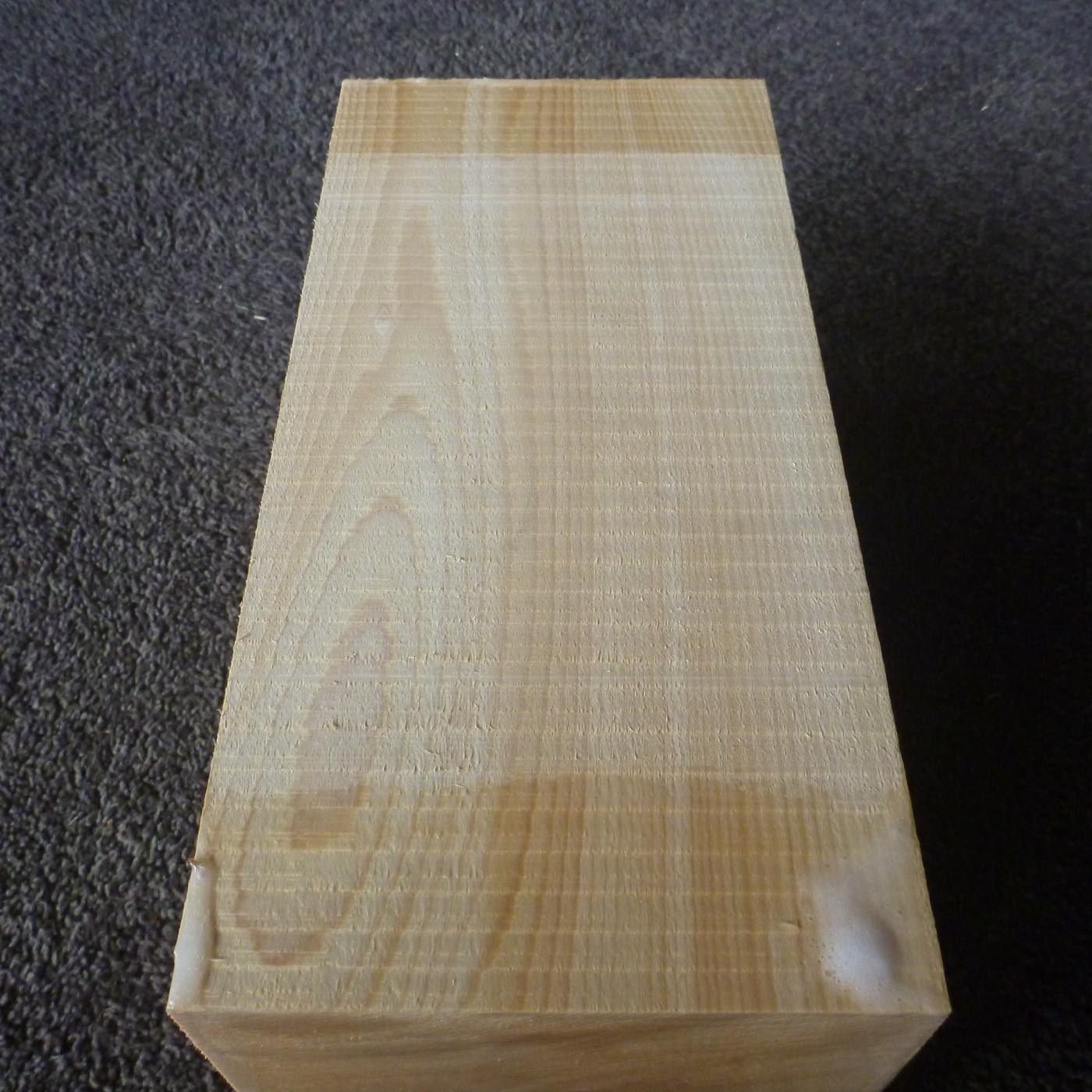 彫刻材 天然木曽檜 柾目盤 ラフ材 L250×T128×W143mm 5B128143 Bグレード 定番商品