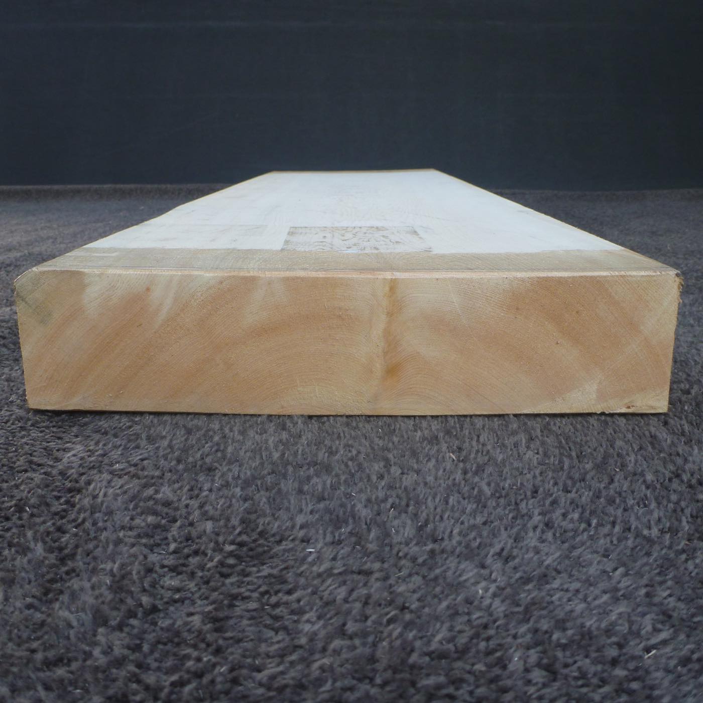 彫刻材 天然木曽檜 板目盤 ラフ材 L1150×T75×W325mm TKFP-1