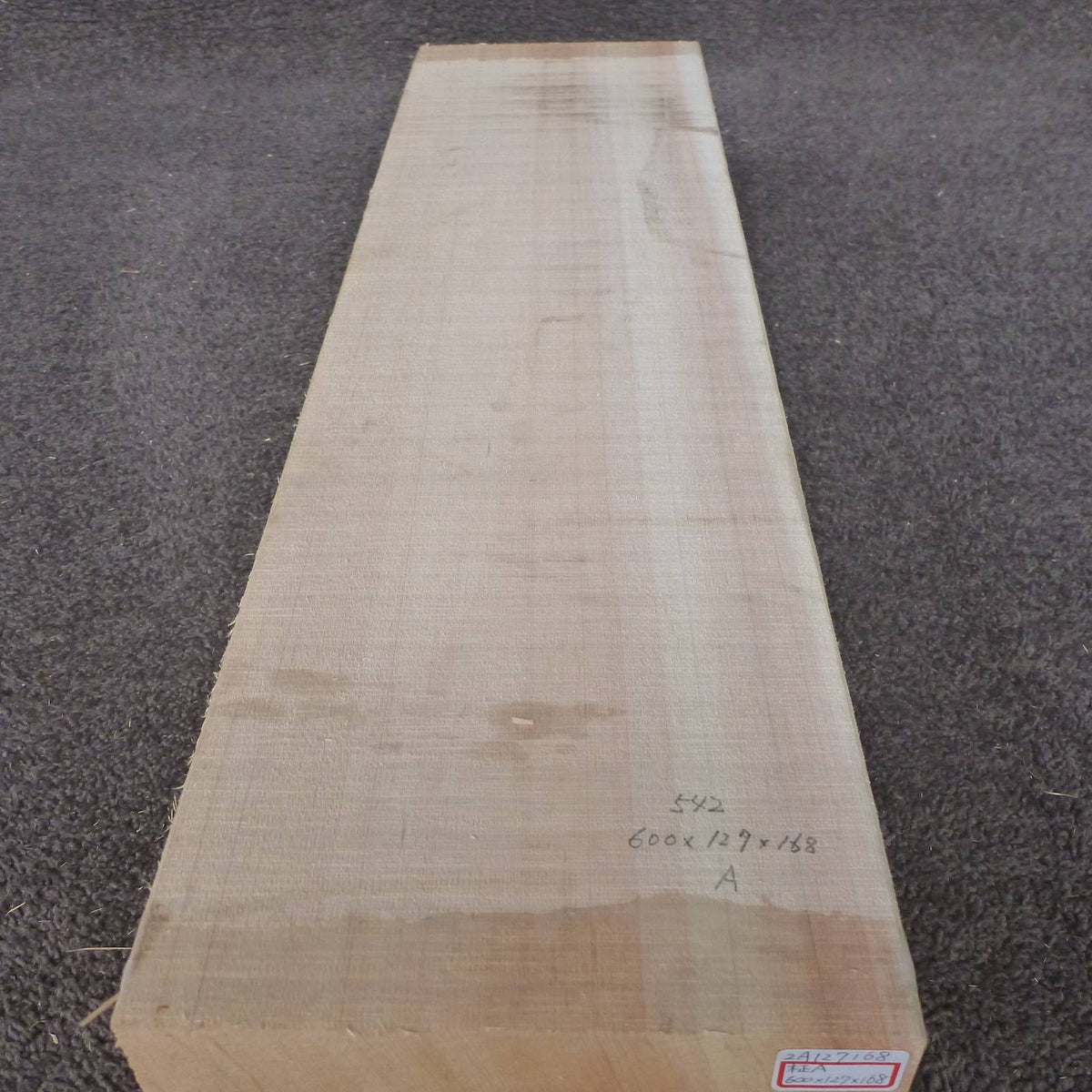 彫刻材 天然木曽檜 柾目盤 ラフ材 L600×T127×W168mm 2A127168 Aグレード 定番商品