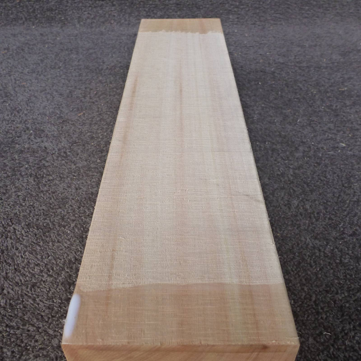 天然木曽檜 柾目盤 Bグレード 450×100×100mm（品番3B100100）｜長手面の木目（4面目）
