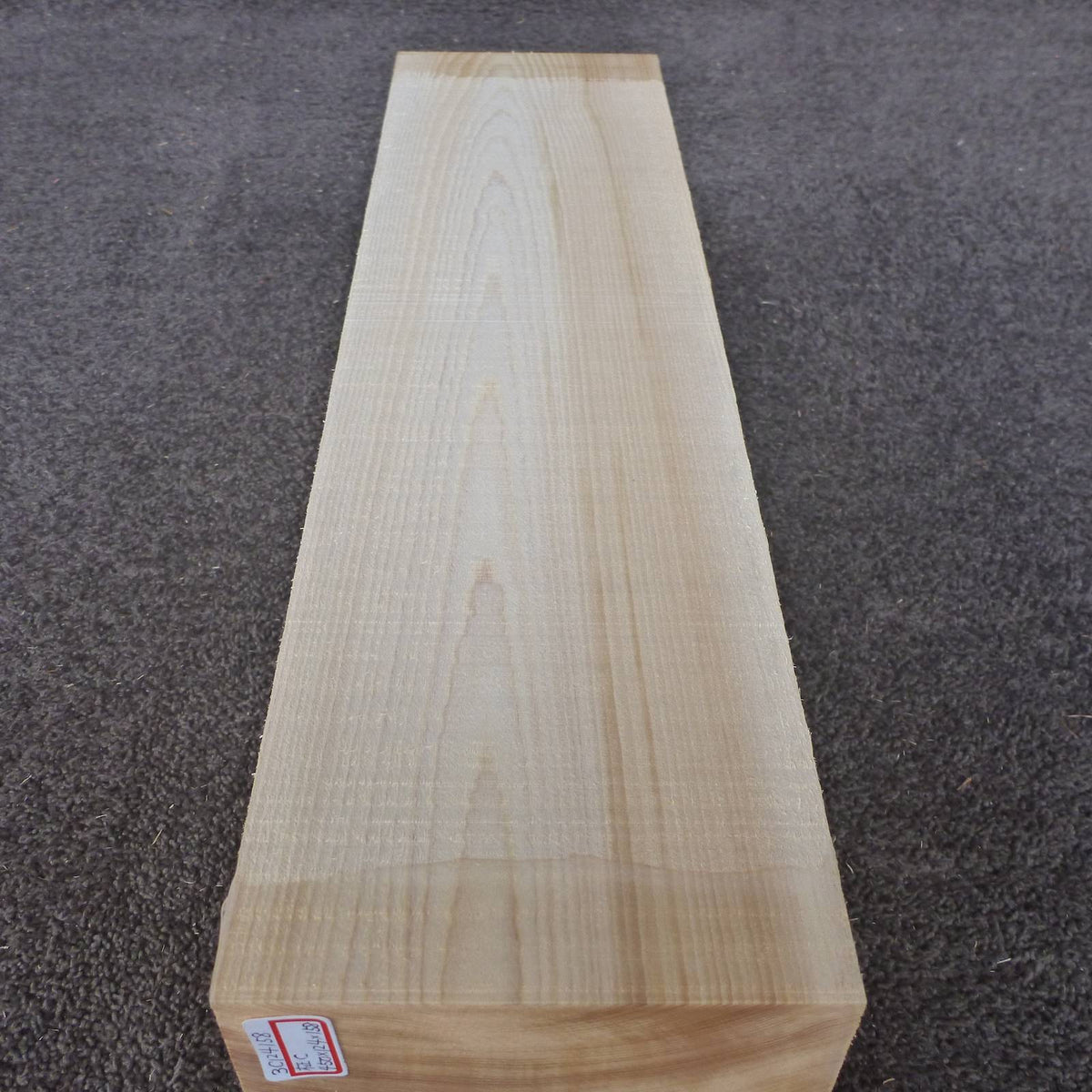 彫刻材 天然木曽檜 柾目盤 ラフ材 L450×T124×W158mm 3C124158 Cグレード 定番商品