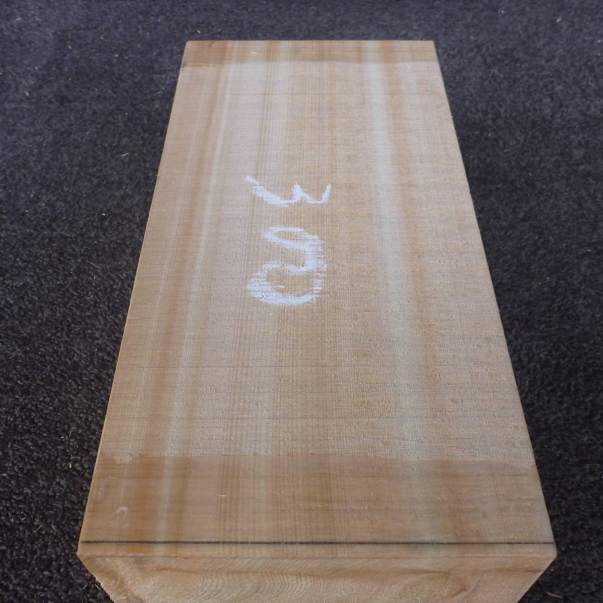 彫刻材 天然木曽檜 柾目盤 ラフ材 L300×T128×W158mm 4C128158 Cグレード 定番商品