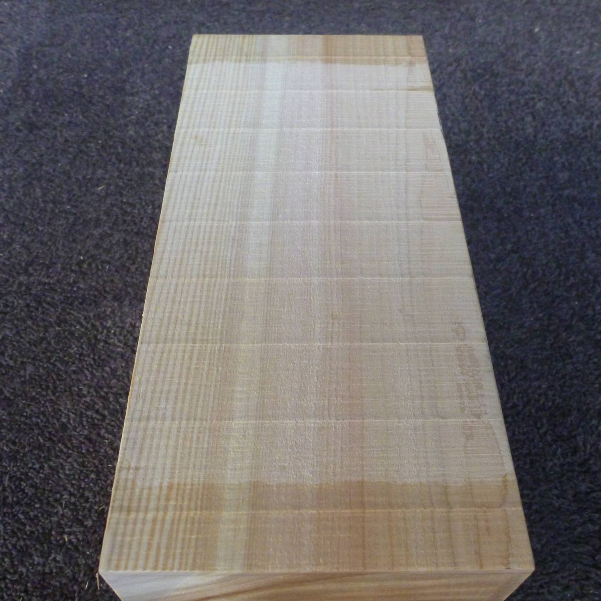 彫刻材 天然木曽檜 柾目盤 ラフ材 L250×T123×W179mm 5C123179 Cグレード 定番商品
