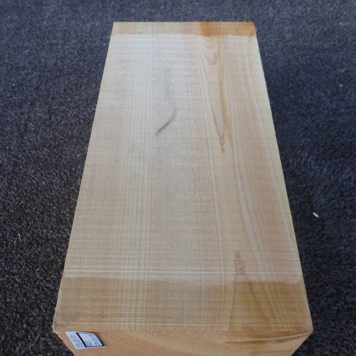 彫刻材 天然木曽檜 柾目盤 ラフ材 L250×T128×W130mm 5B128130 Bグレード 定番商品