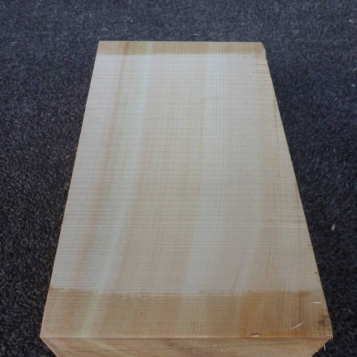 彫刻材 天然木曽檜 柾目盤 ラフ材 L250×T80×W158mm 5B080158 Bグレード 定番商品