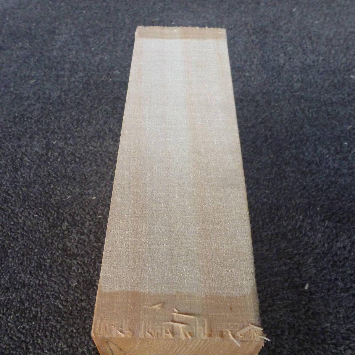 彫刻材 天然木曽檜 柾目盤 ラフ材 L250×T80×W158mm 5B080158 Bグレード 定番商品