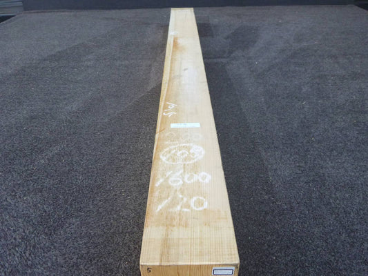 彫刻材 天然桧 柾目盤 造形・動物彫刻向け L1600×T105×W120mm TH1600105120 Cグレード 材面1