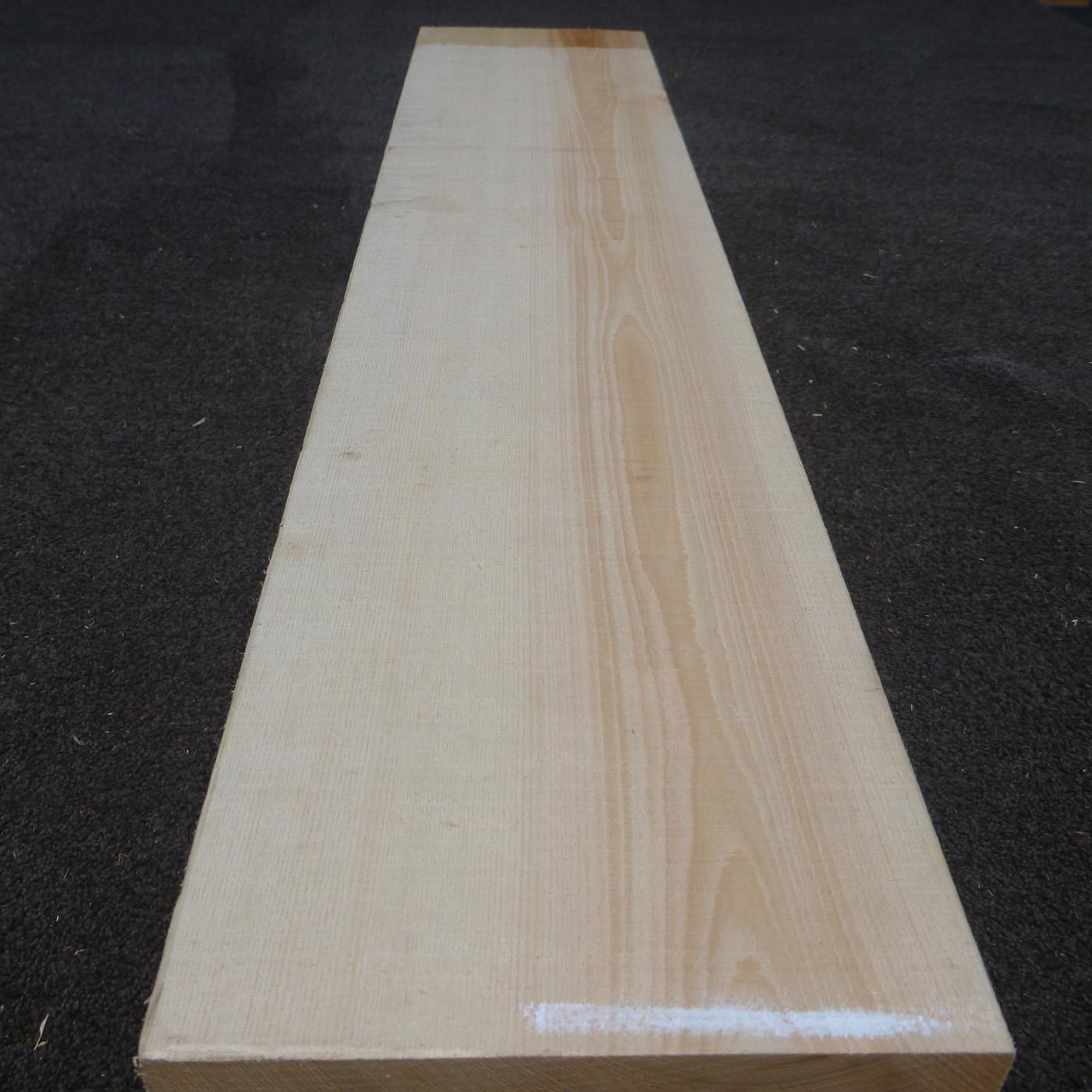 彫刻材 天然木曽檜 柾目盤 ラフ材 L900×T180×W190mm TKFQ-6