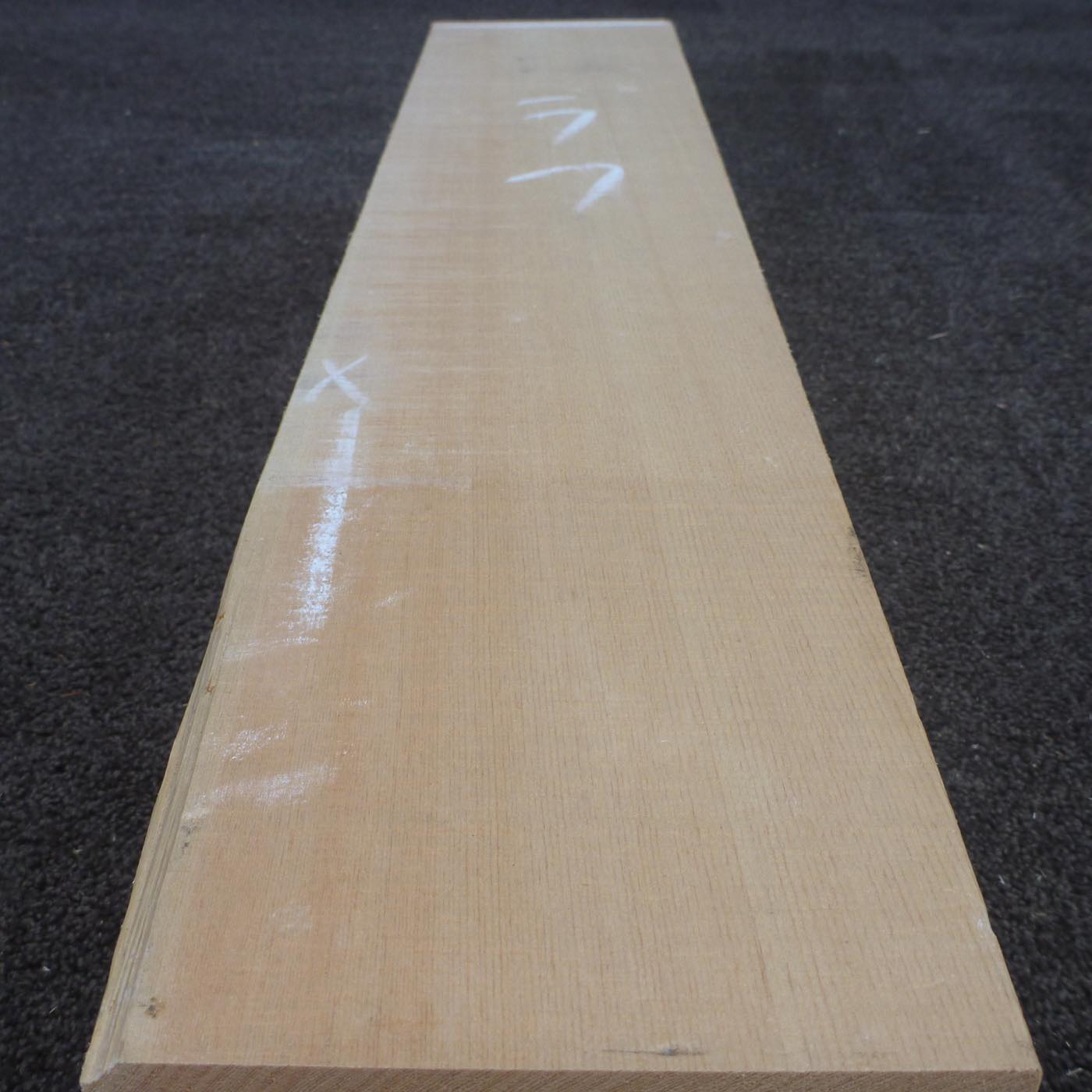 彫刻材 天然木曽檜 柾目盤 ラフ材 L700×T125×W130mm TKFQ-37