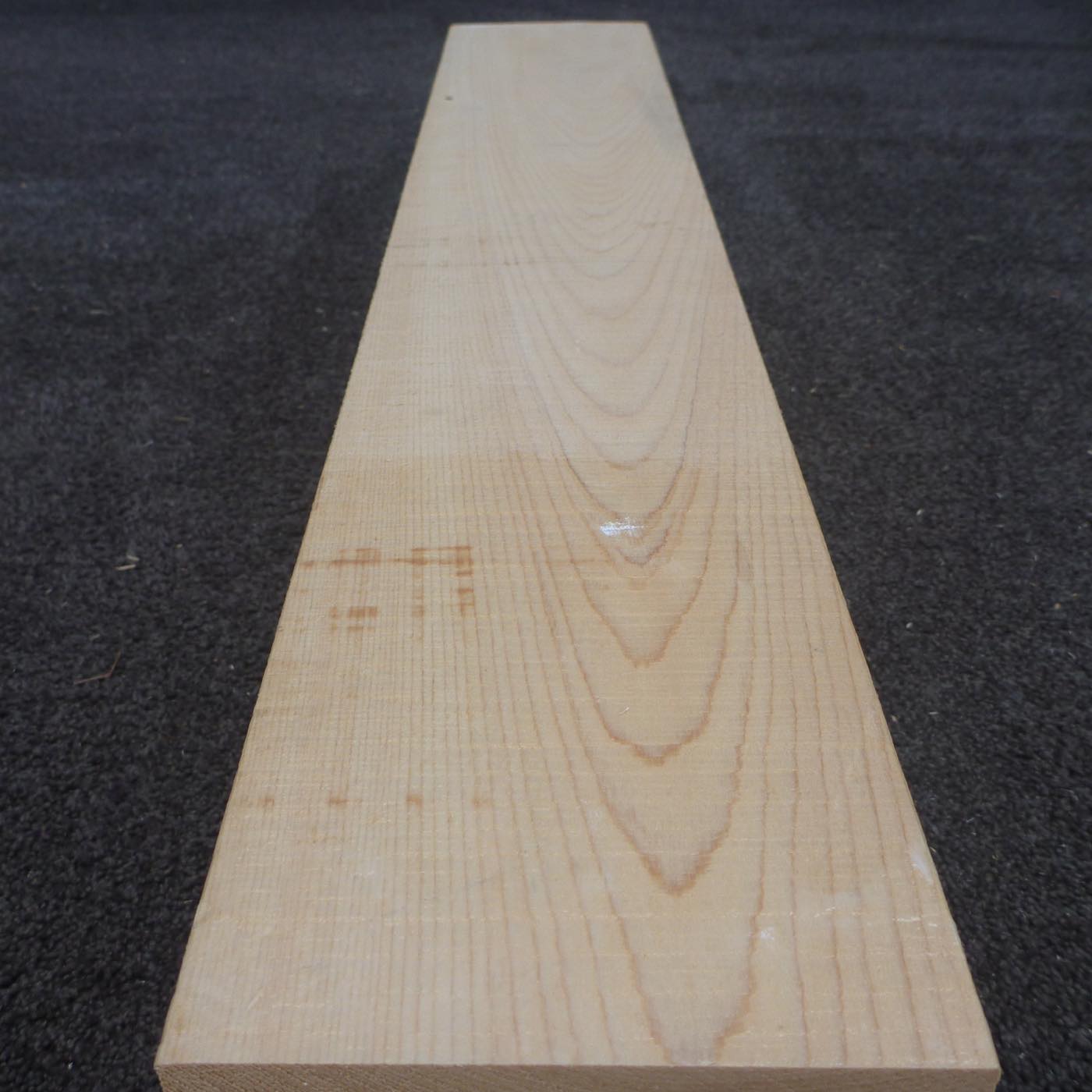 彫刻材 天然木曽檜 柾目盤 ラフ材 L700×T125×W130mm TKFQ-37