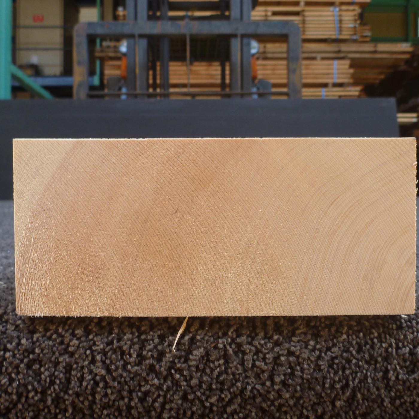 彫刻材 天然木曽檜 柾目盤 ラフ材 L950×T75×W165mm TKFQ-55