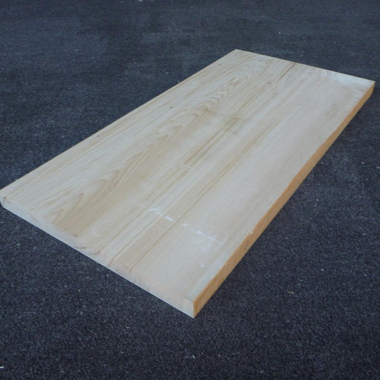 彫刻材 天然木曽檜 板目板 L850×T30×W420mm 85030420