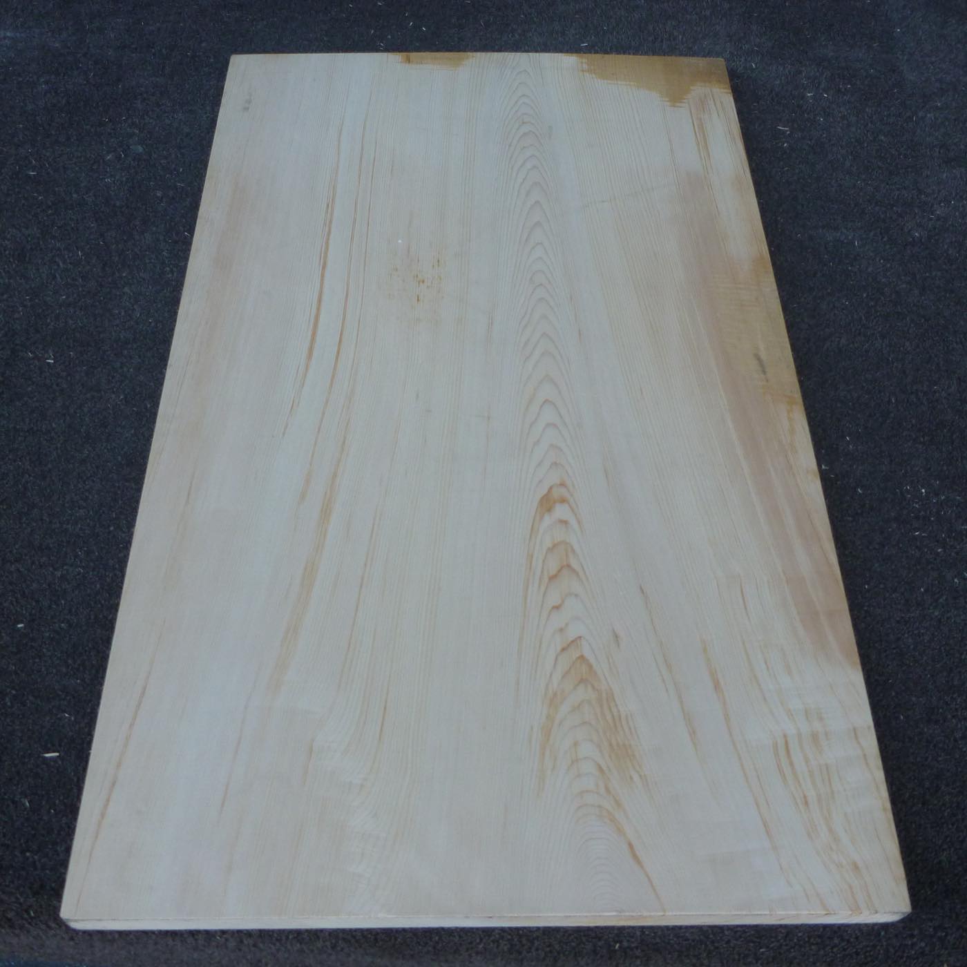 彫刻材 天然木曽檜 板目板 L950×T30×W585mm 95030585