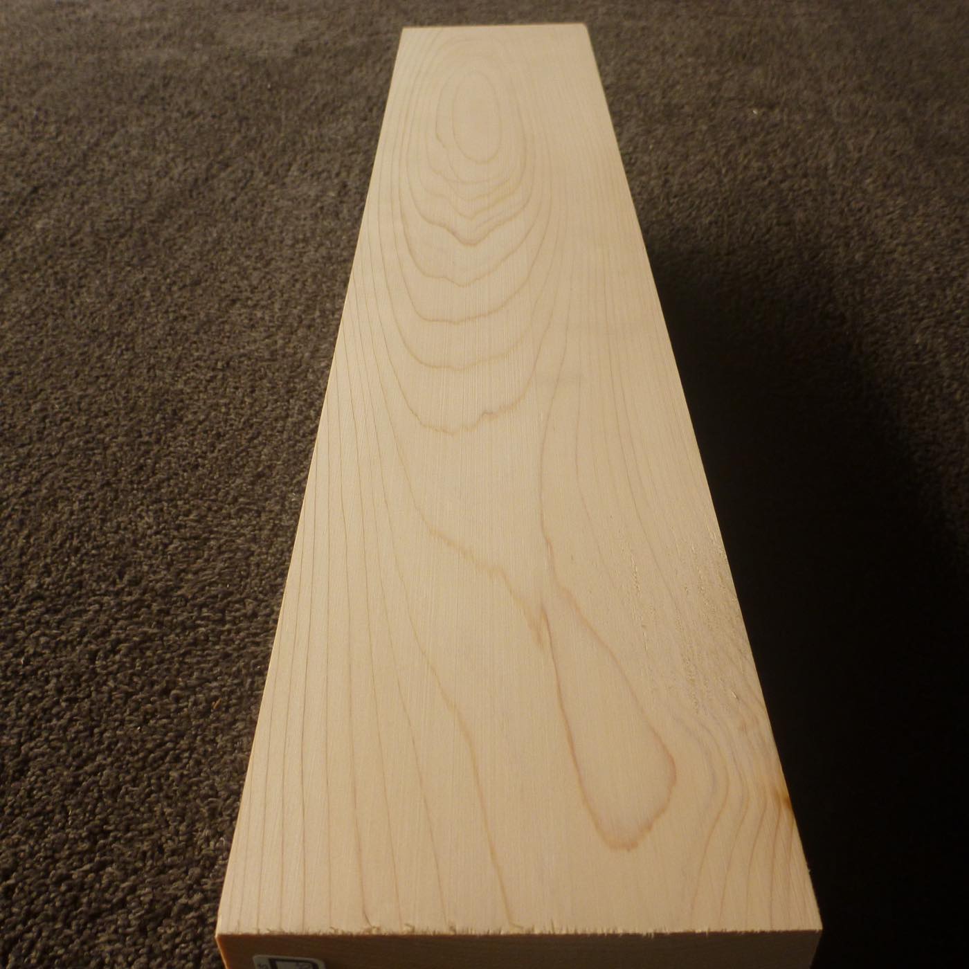 彫刻材 天然木曽檜 柾目盤 L600×T115×W135mm 2B115135 定番商品