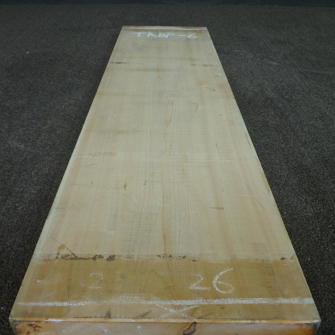 彫刻材 木曽桧 板目板 ラフ材 L1300×T45×W365mm TKBP-6