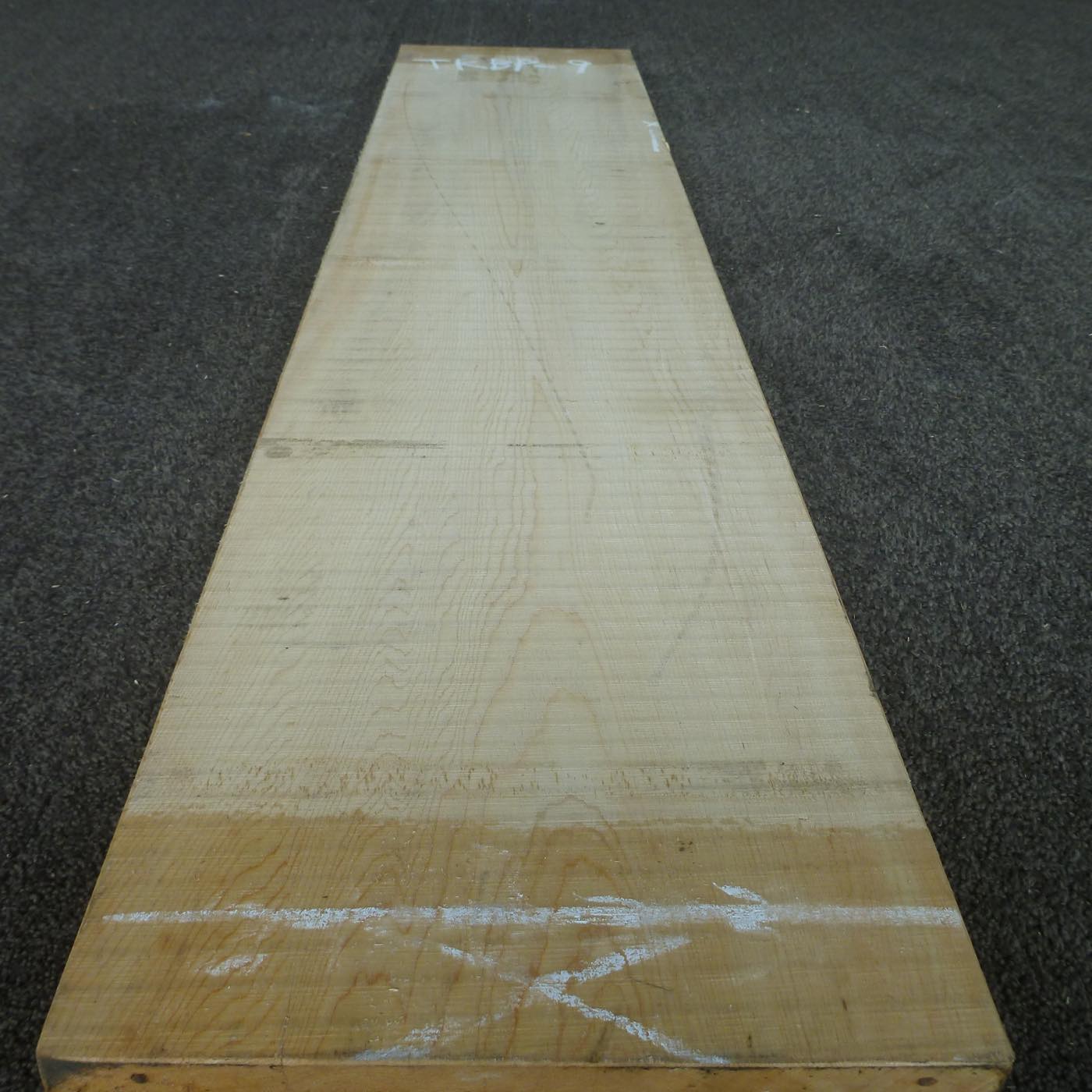 彫刻材 木曽桧 板目板 ラフ材 L1250×T36×W275mm TKBP-9