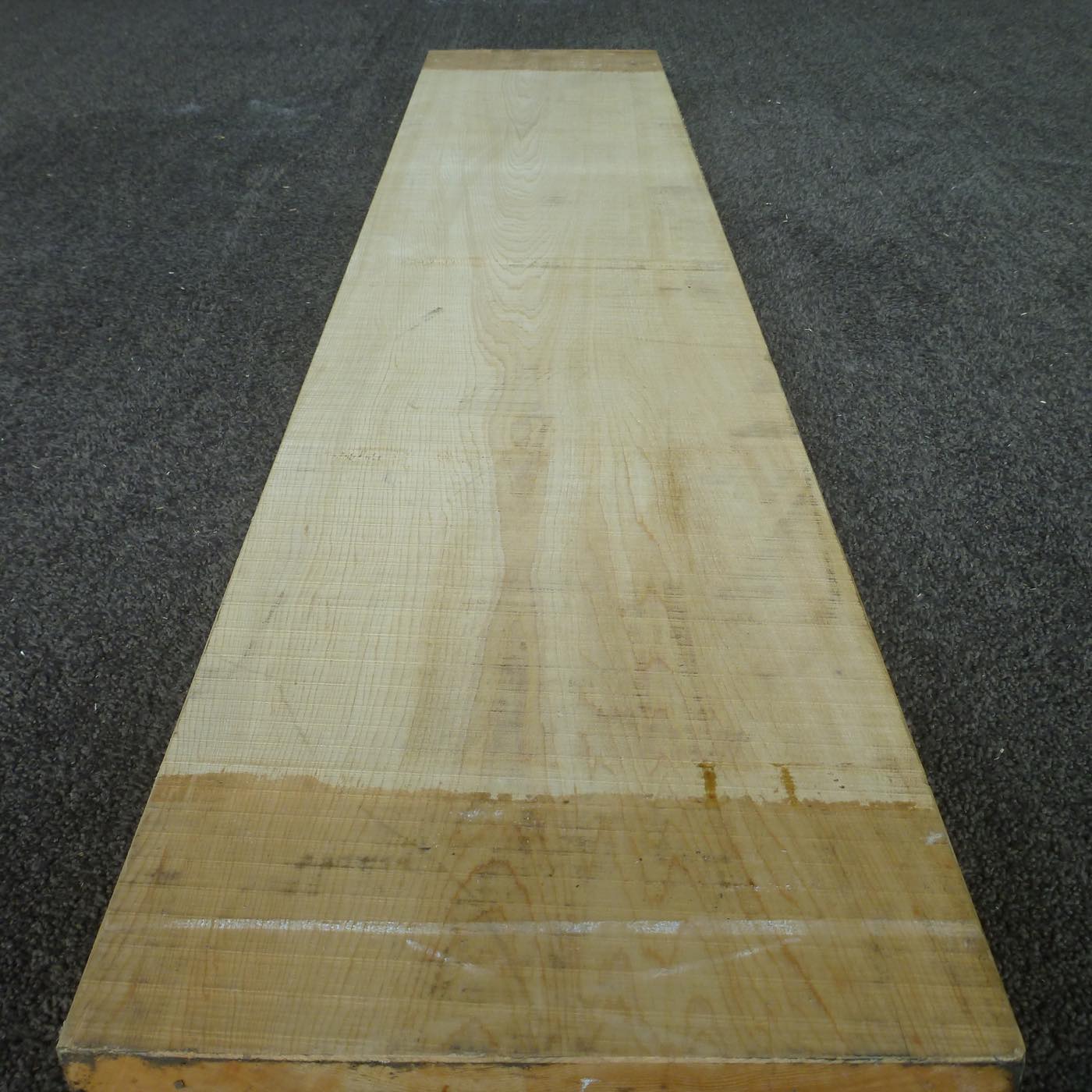 彫刻材 天然木曽檜 板目板 ラフ材 L1250×T36×W275mm TKBP-9