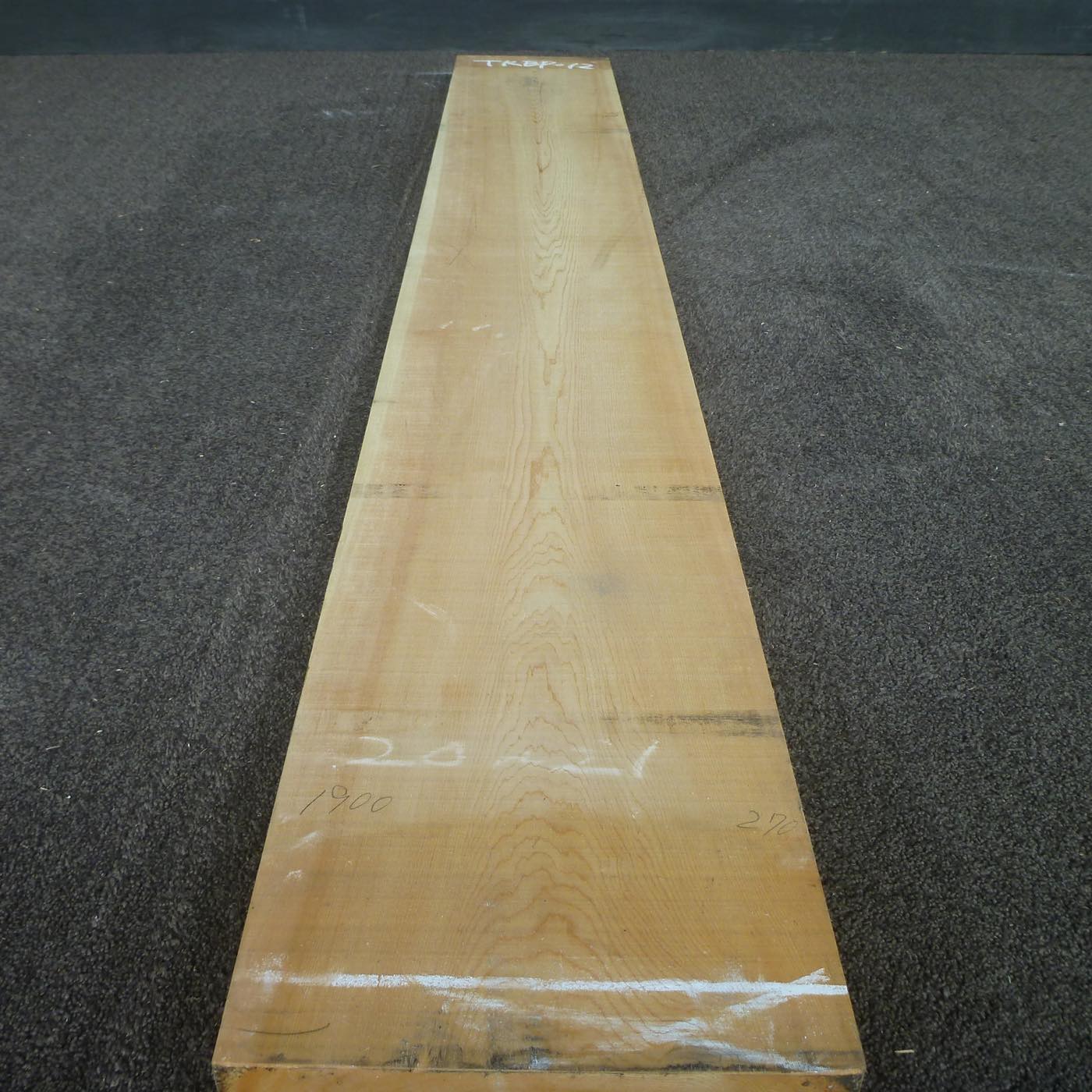彫刻材 木曽桧 板目板 ラフ材 L1900×T45×W265mm TKBP-12