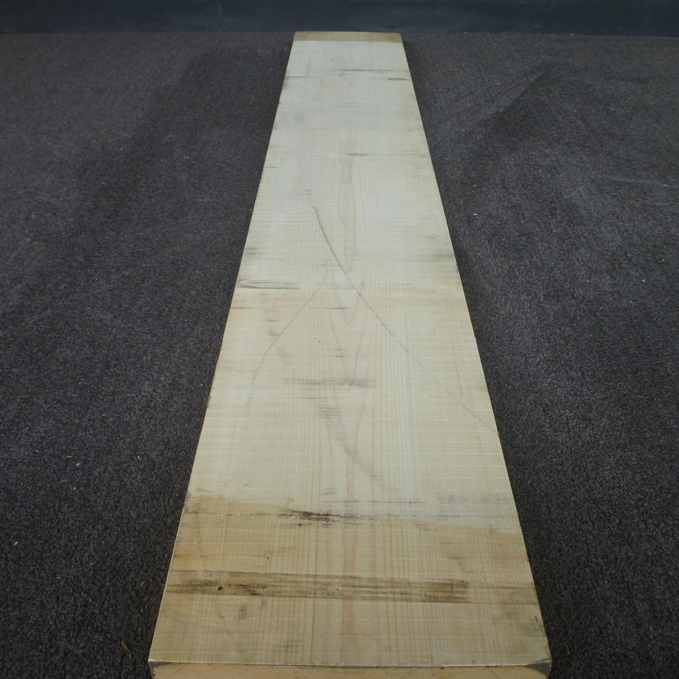 彫刻材 天然木曽檜 板目板 ラフ材 L2000×T45×W315mm TKBP-15