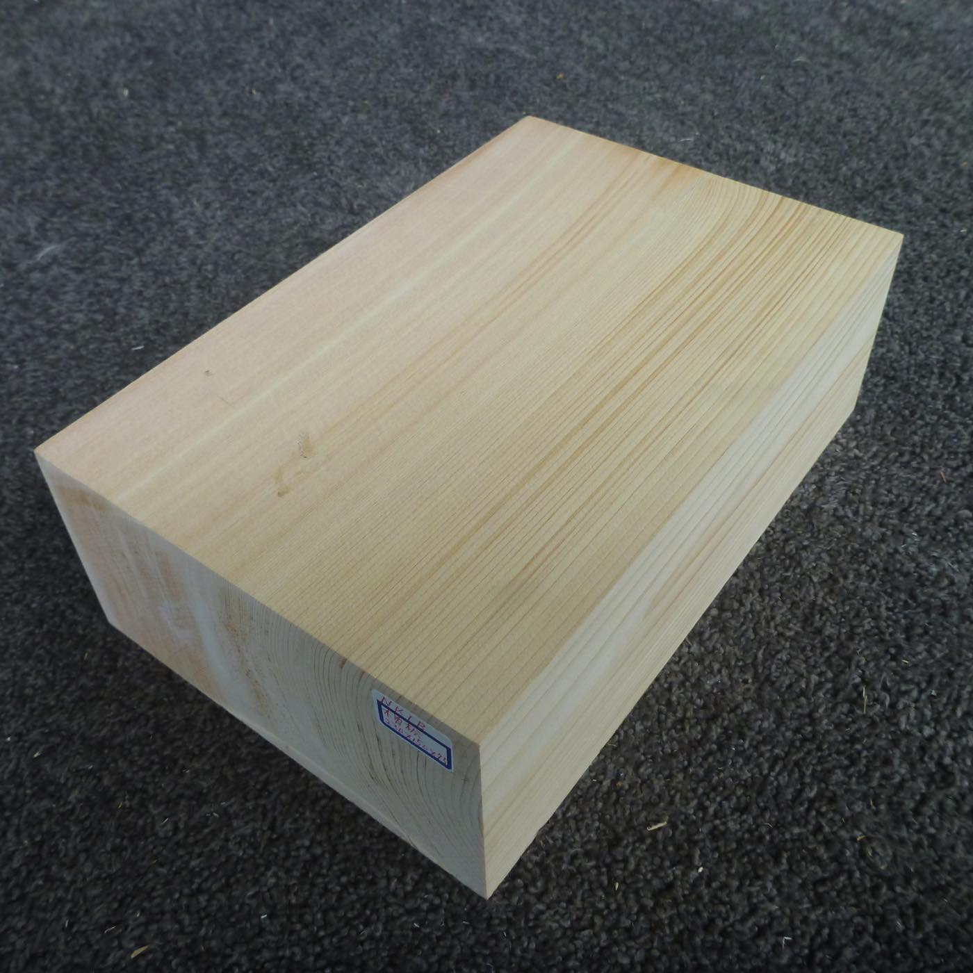 能面材 木曽桧 定番 NK1B (徳用) 230×150×75mm【この商品は送料無料です】