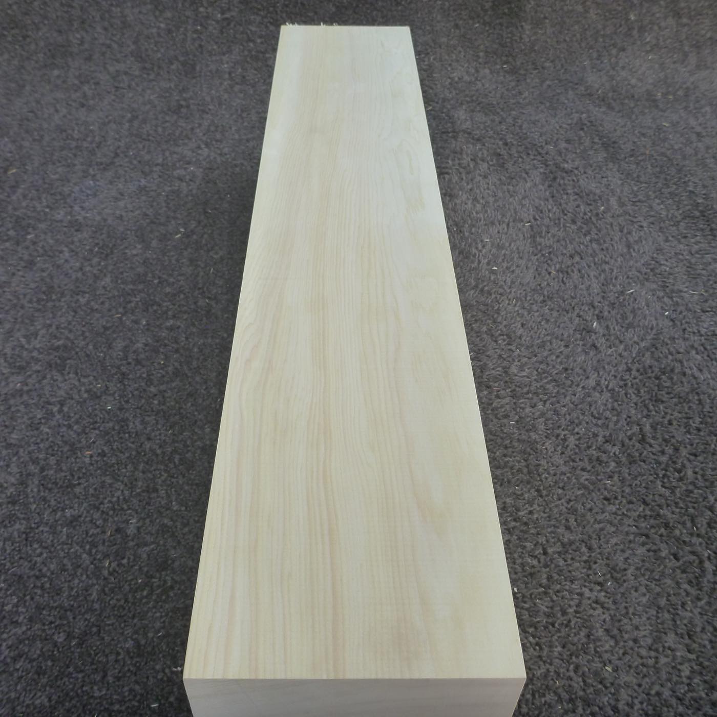 彫刻材 米ヒバ 柾目 B600115150B 600×115×150mm