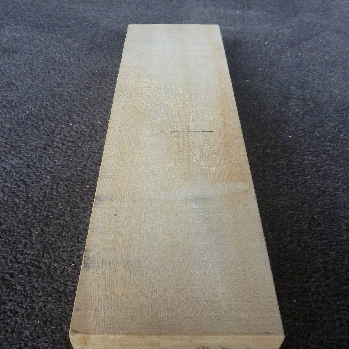 彫刻材 天然木曽檜 柾目盤 ラフ材 L500×T76×W150mm 500076150 Aグレード 材面3