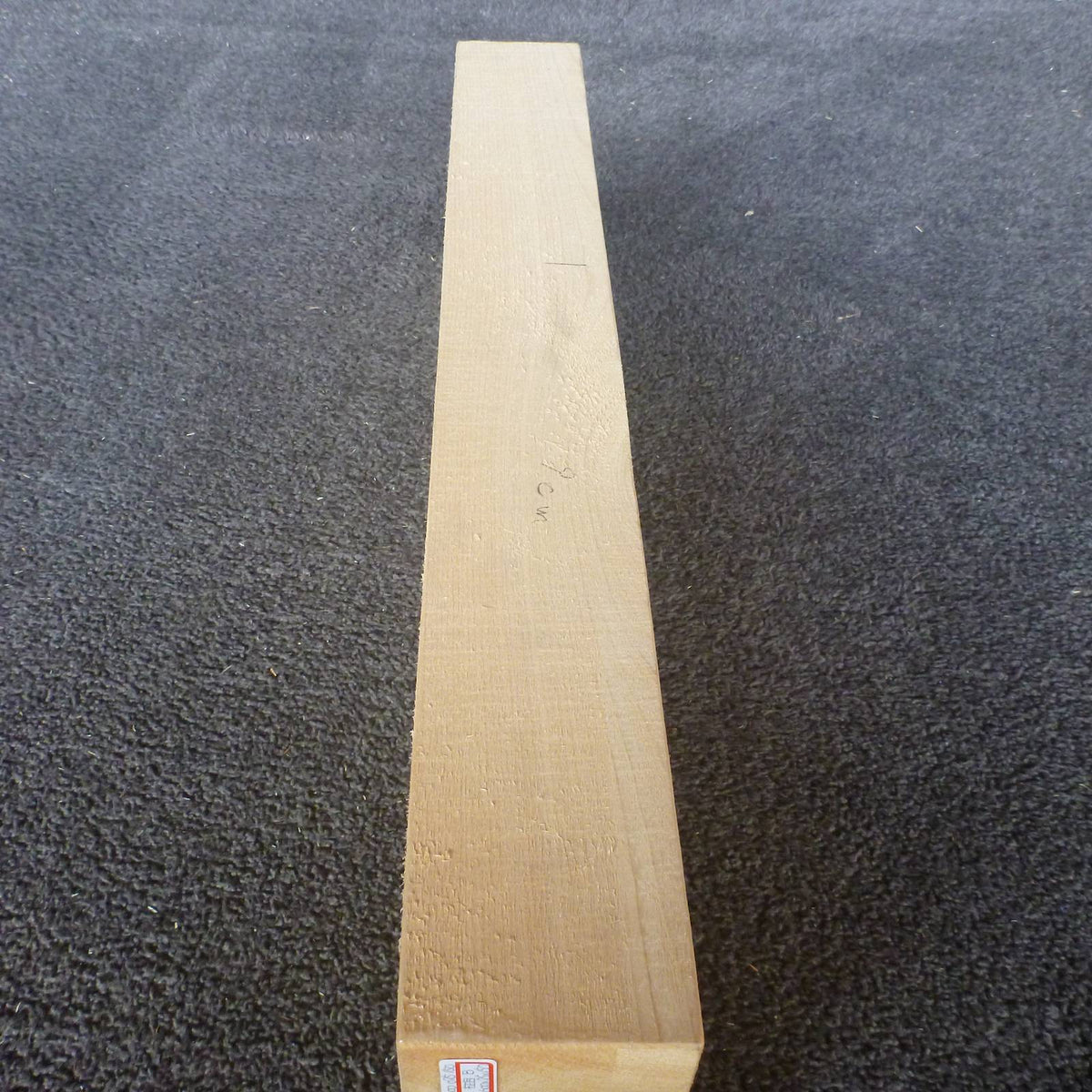 彫刻材 天然木曽檜 柾目盤 ラフ材 L600×T75×W150mm 600075150 Bグレード 材面2
