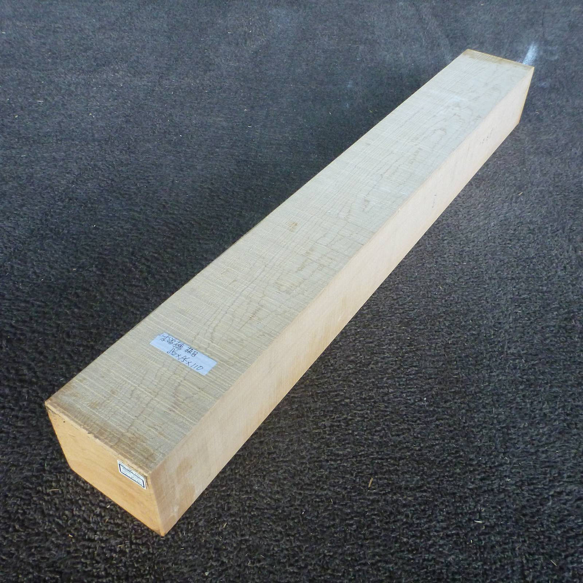 彫刻材 天然木曽檜 板目盤 ラフ材 L850×T95×W110mm 850095110 AAグレード 全体