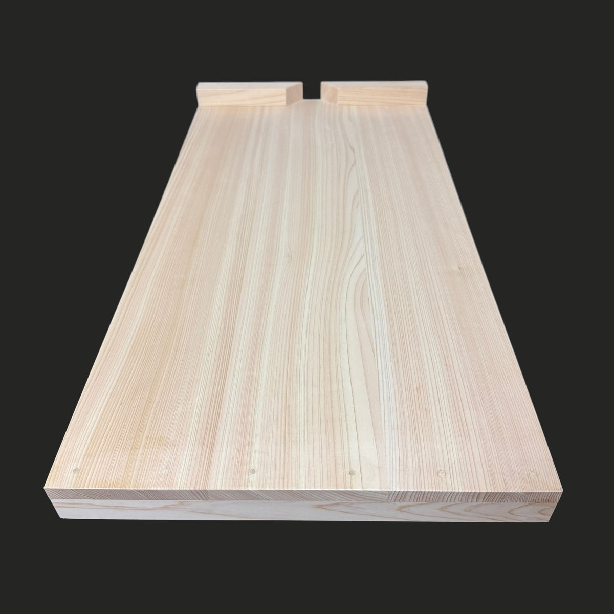 彫刻用作業台 大 吉野産ひのき材 800×400×15mm カービングベンチ 留め板 30×30mm sagyoudai-dai
