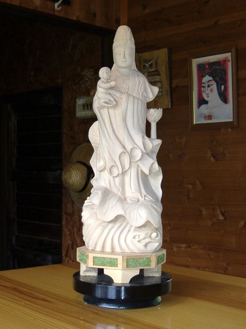 お客様の彫刻作品 水子観音像