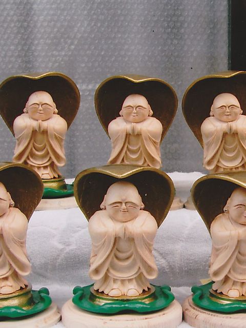 お客様の彫刻作品 地蔵菩薩像