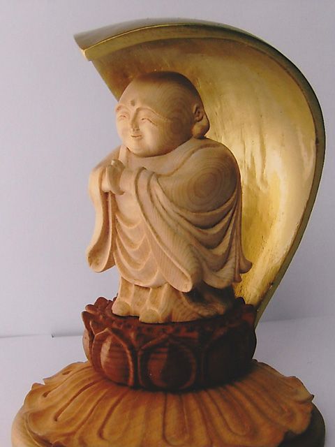お客様の彫刻作品 地蔵菩薩像
