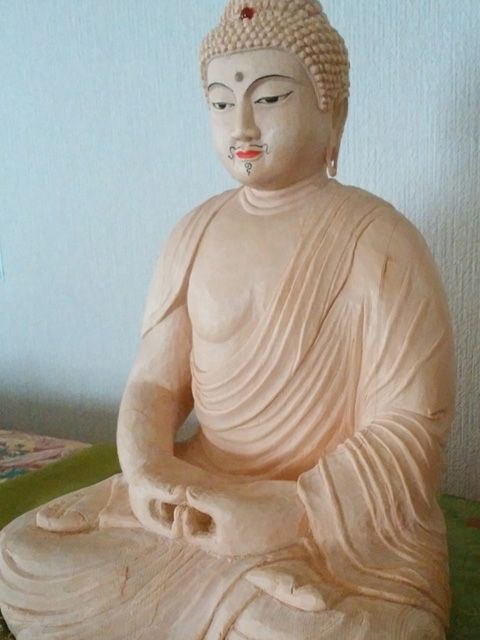 お客様の彫刻作品 早川 朗 木曽桧