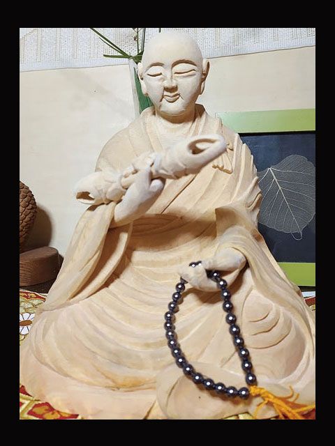 お客様の作品: 弘法大師 木曽桧