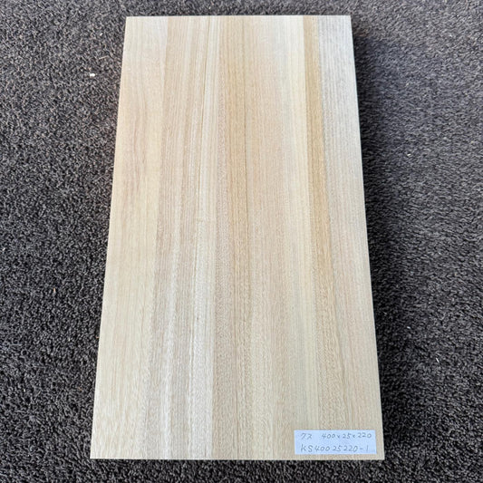 彫刻材 楠 はぎ板 プレナ仕上げ L400×T25×W220mm KS40025220-1 定番商品