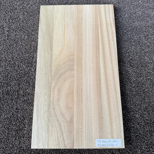 彫刻材 楠 はぎ板 プレナ仕上げ L400×T15×W220mm KS40015220-1 定番商品
