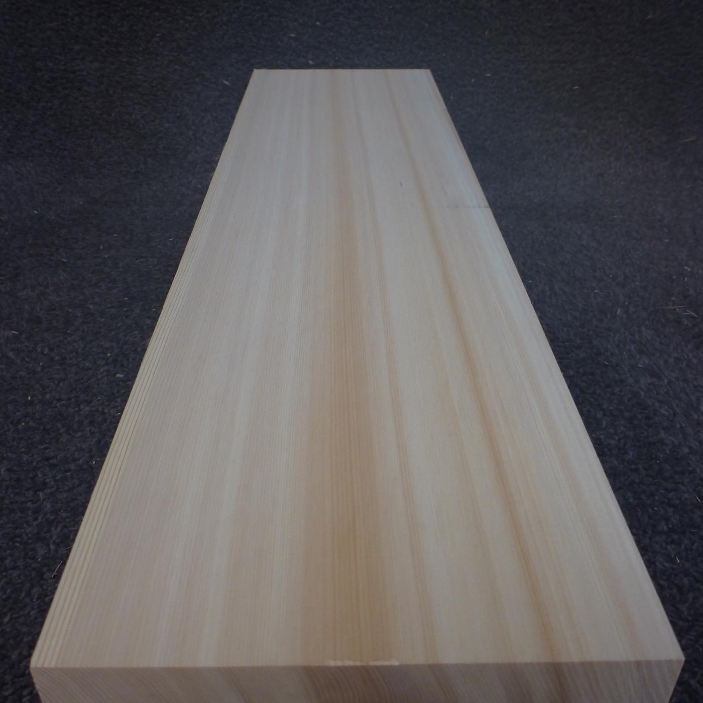 彫刻材 天然木曽檜 柾目盤 L600×T110×W155mm 2B110155 定番商品