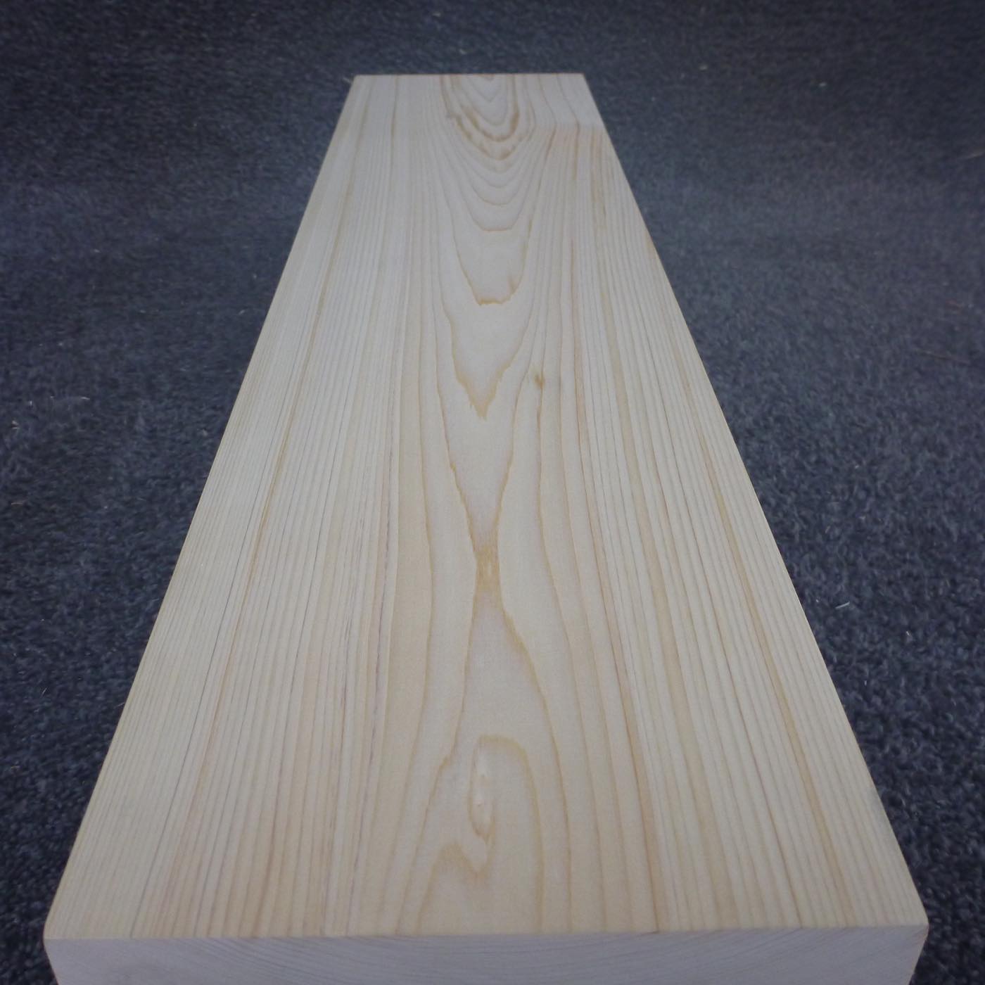 彫刻材 天然木曽檜 板目盤 L600×T110×W140mm 2AA110140 定番商品