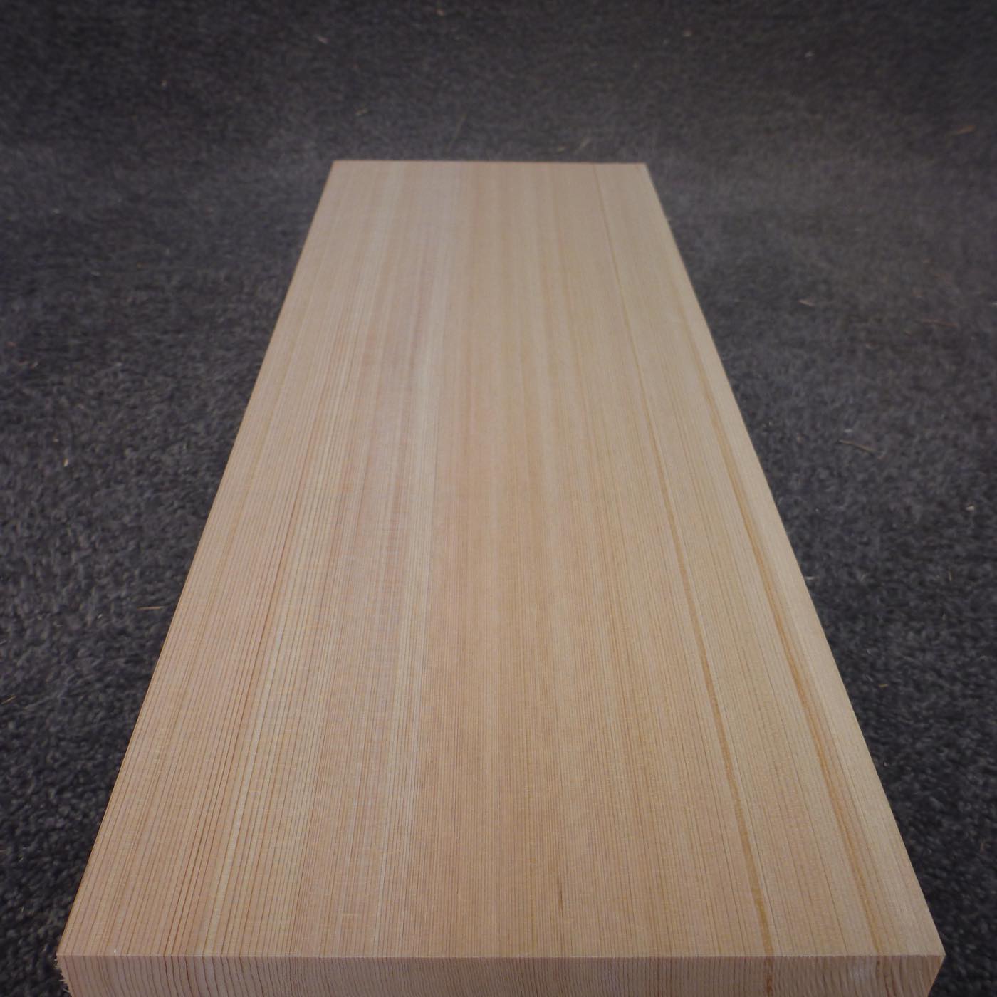 彫刻材 天然木曽檜 柾目盤 L450×T75×W160mm 3AA075160 定番商品