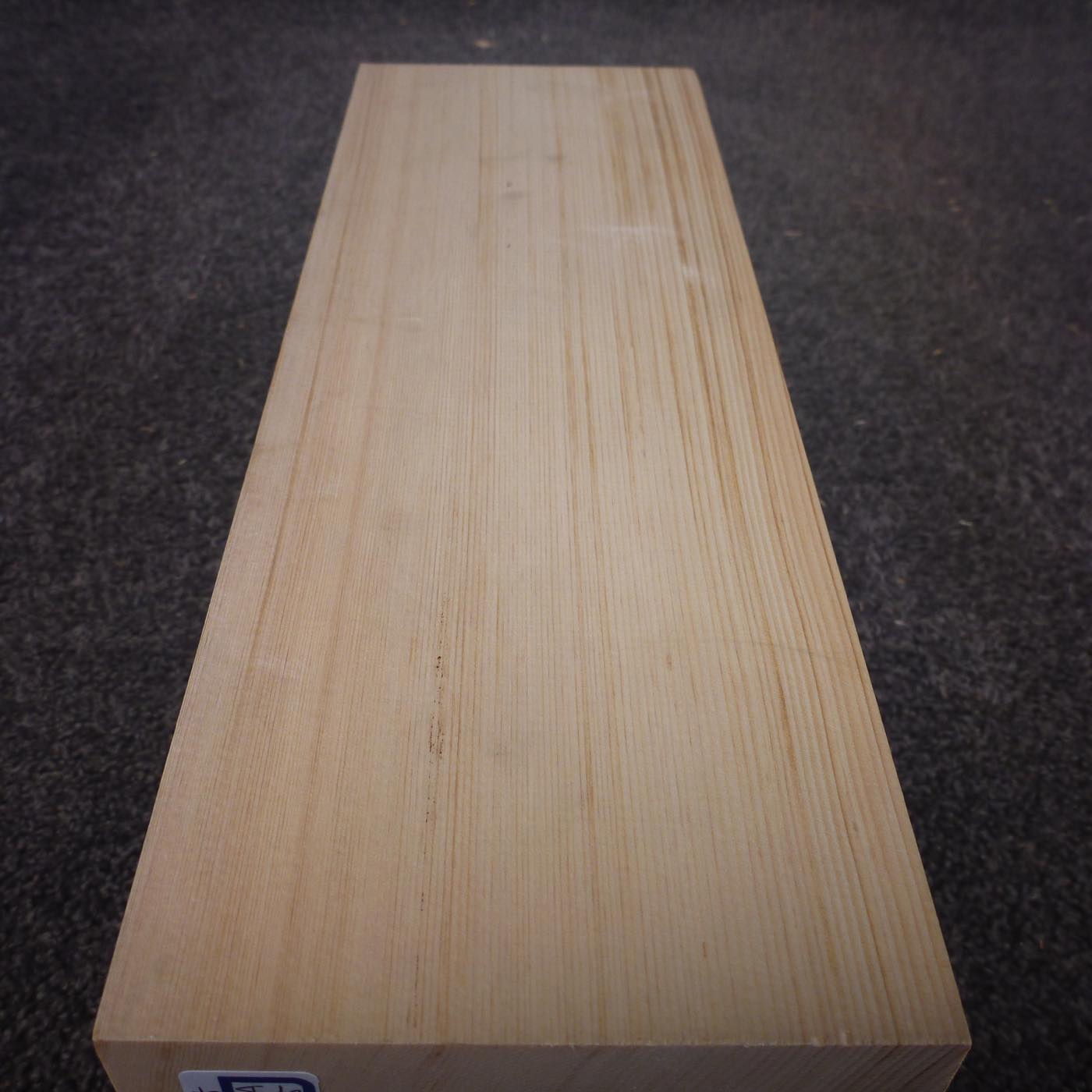 彫刻材 天然木曽檜 板目盤 L300×T100×W125mm 4AA100125 定番商品