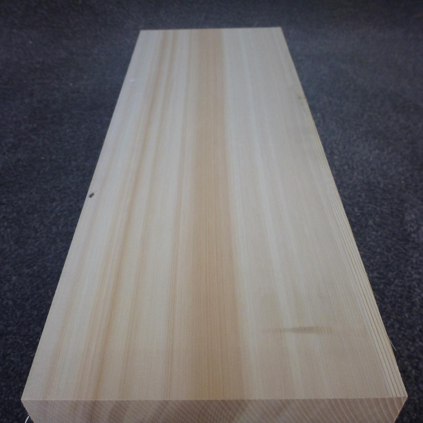 彫刻材 天然木曽檜 柾目盤 L430×T110×W155mm 430110155