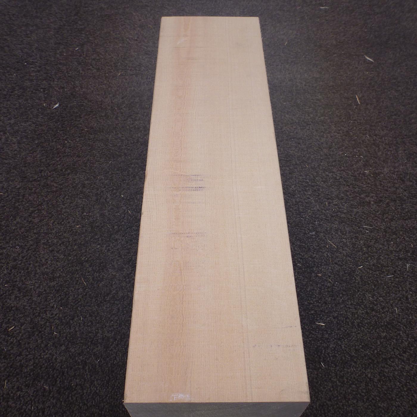 彫刻材 天然木曽檜 柾目盤 ラフ材 L450×T128×W128mm 3A128128 Aグレード 定番商品