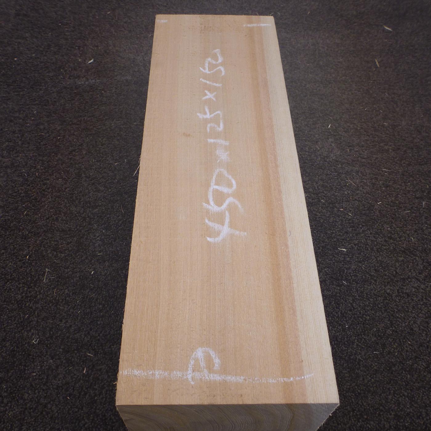 彫刻材 天然木曽檜 柾目盤 ラフ材 L450×T125×W150mm 3A125150 Aグレード 定番商品