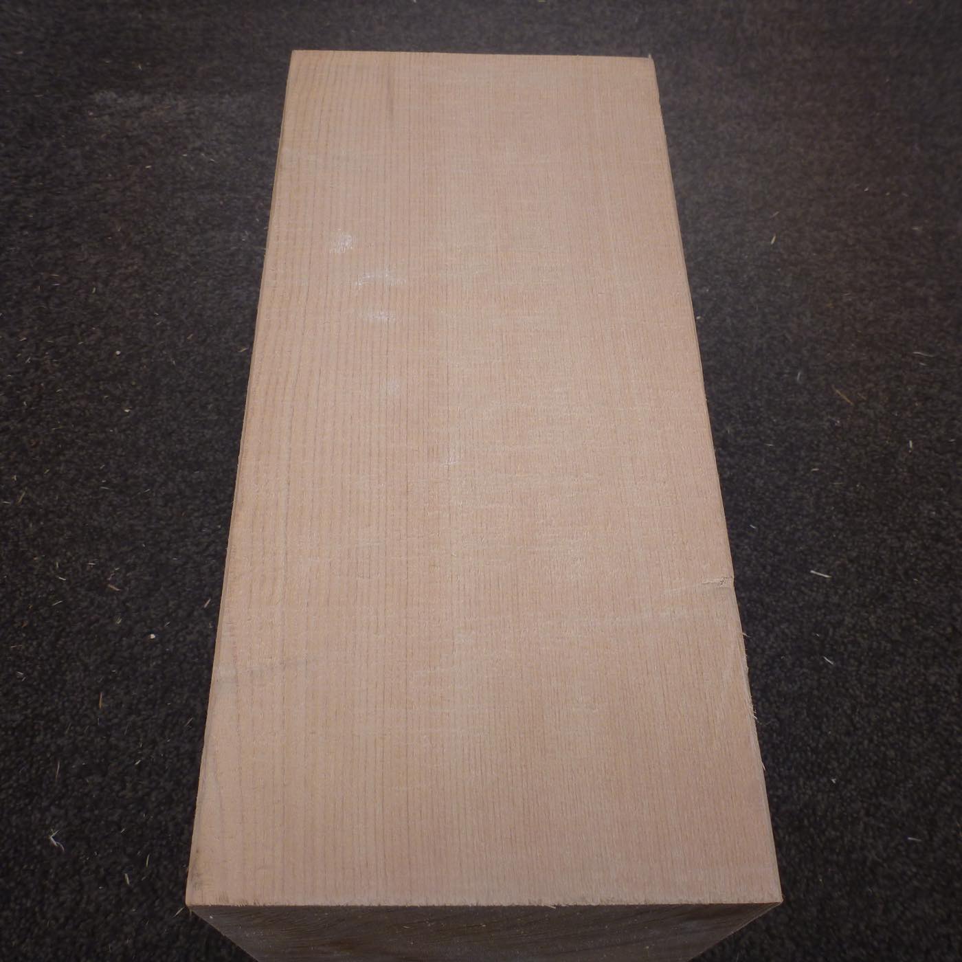 彫刻材 天然木曽檜 柾目盤 ラフ材 L250×T128×W190mm 5A128190 Aグレード 定番商品